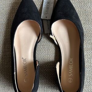 Black Samilor Flats Shoes Size 7 NWT